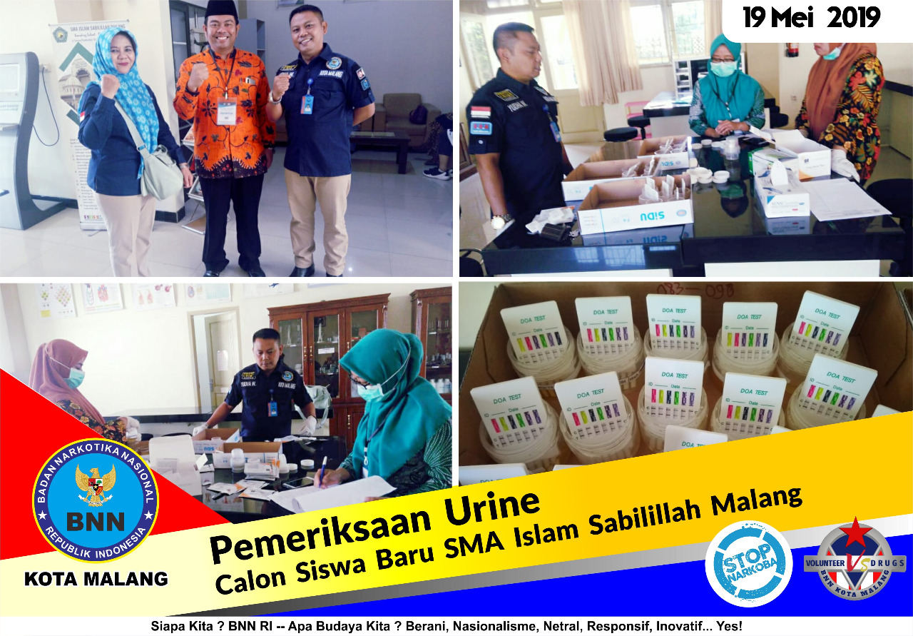 Pemeriksaan Urine kepada Calon Siswa Baru SMA Islam Sabilillah Malang Pemeriksaan Urine kepada Calon Siswa Baru SMA Islam Sabilillah Malang