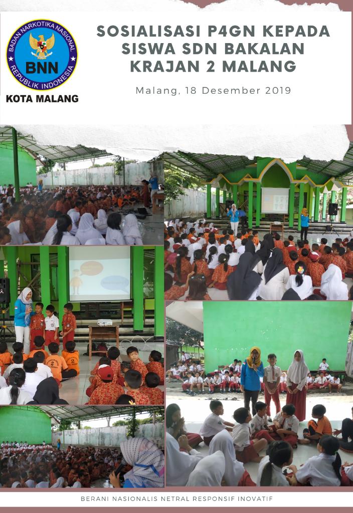 Sosialisasi P4GN Kepada Siswa SDN Bakalan Krajan 2 Malang Sosialisasi P4GN Kepada Siswa SDN Bakalan Krajan 2 Malang