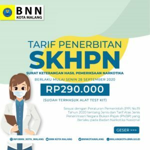 Tingkatkan Pendapatan Negara, BNN Kota Malang Sosialisasikan PNBP dari Layanan Penerbitan SKHPN