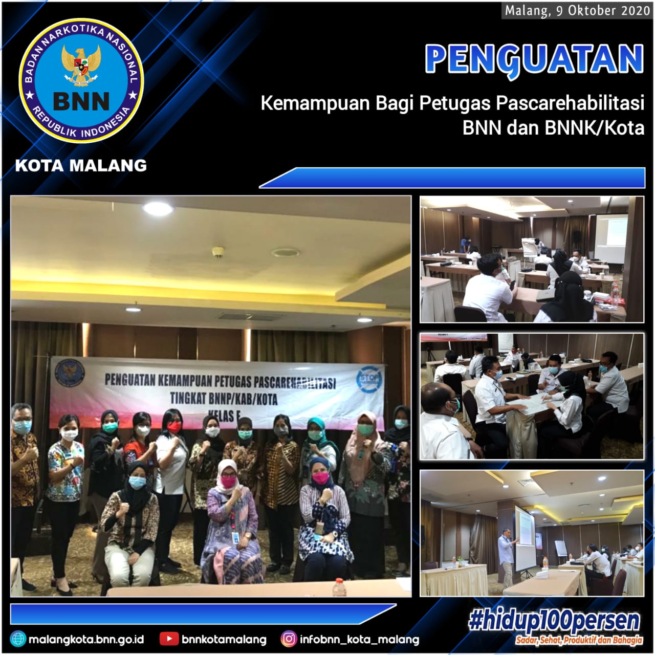 BNN Kota Malang Semakin Siap Untuk Melaksanakan Pemulihan Berbasis Masyarakat. BNN Kota Malang Semakin Siap Untuk Melaksanakan Pemulihan Berbasis Masyarakat.