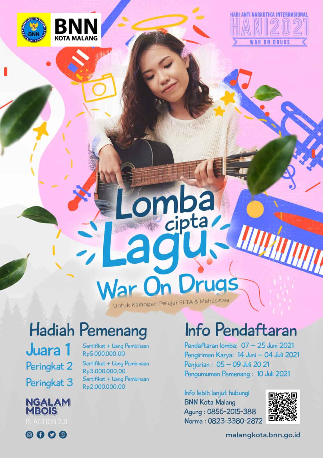 LOMBA CIPTA LAGU "War On Drugs" LOMBA CIPTA LAGU “War On Drugs”