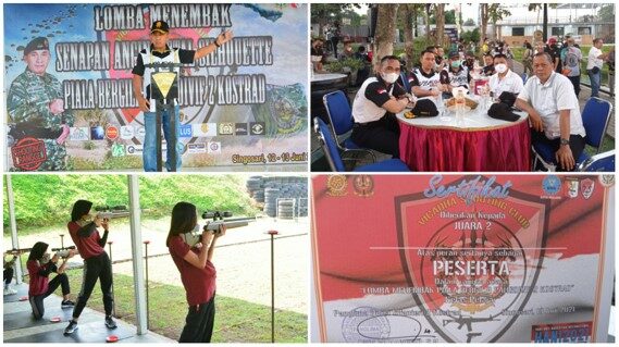 Lomba Menembak Piala Bergilir Pangdivif 2 Kostrad dalam Rangka Peringatan HANI Tahun 2021 Lomba Menembak Piala Bergilir Pangdivif 2 Kostrad dalam Rangka Peringatan HANI Tahun 2021