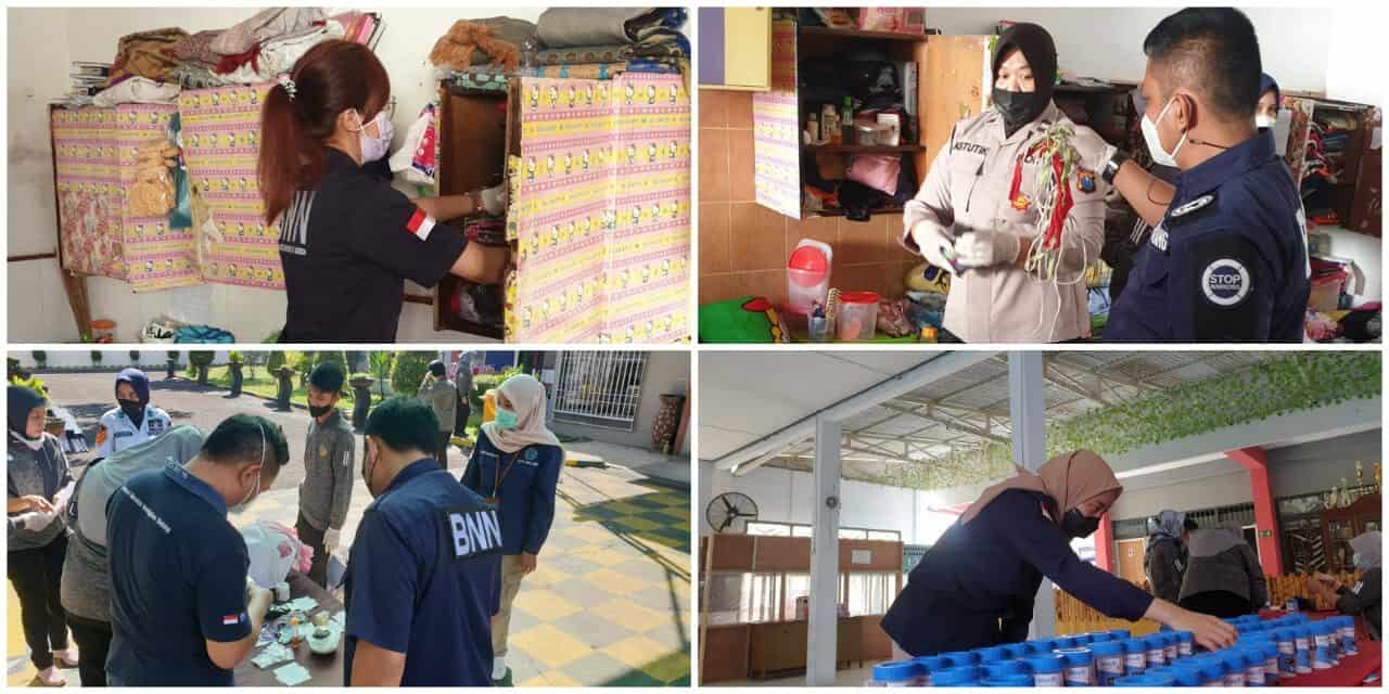 Lapas Perempuan Gelar Razia Gabungan BNN dan Polri Lapas Perempuan Gelar Razia Gabungan BNN dan Polri