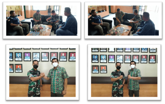 Koordinasi dan Sinergitas dengan Dandim 0833 Koordinasi dan Sinergitas dengan Dandim 0833