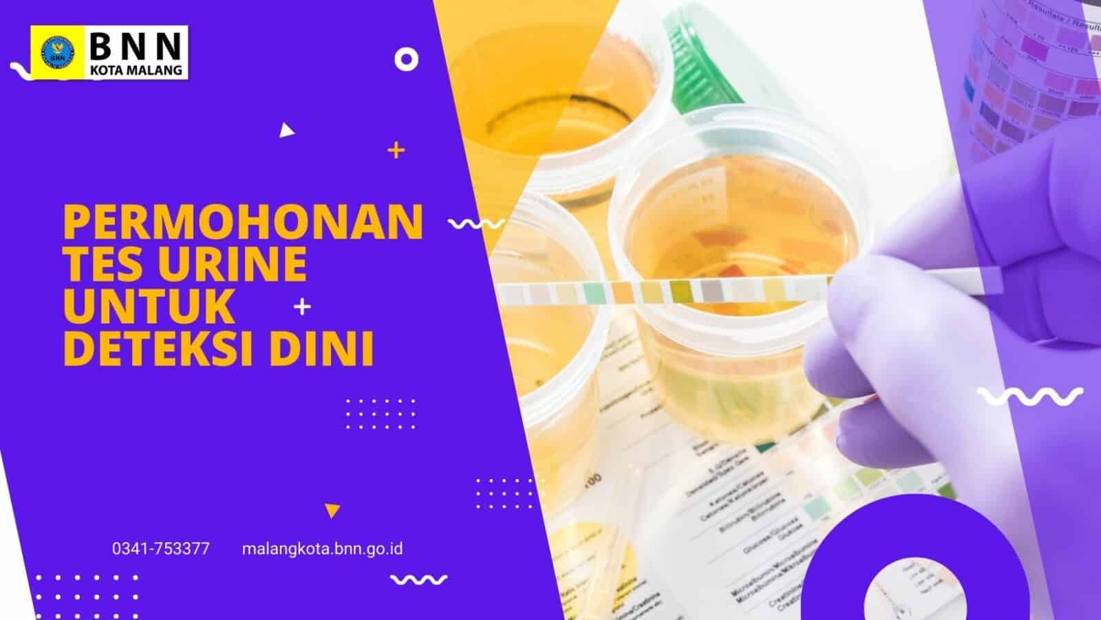 ALUR PERMOHONAN PELAKSANAAN TES URINE UNTUK DETEKSI DINI ALUR PERMOHONAN PELAKSANAAN TES URINE UNTUK DETEKSI DINI