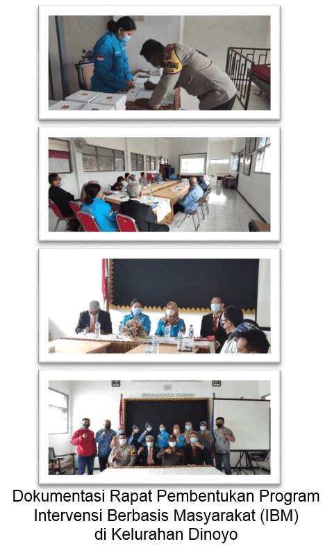 Rapat Pembentukan Program Intervensi Berbasis Masyarakat (IBM) di Kelurahan Dinoyo Rapat Pembentukan Program Intervensi Berbasis Masyarakat (IBM) di Kelurahan Dinoyo