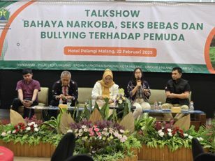 Talkshow Bahaya Narkoba dan Bullying bagi Pemuda di Hotel Pelangi Talkshow Bahaya Narkoba dan Bullying bagi Pemuda di Hotel Pelangi